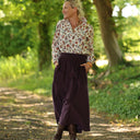 Blouse Émilie – Coton imprimé Fleurs nomades