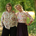 Blouse Émilie – Coton imprimé Fleurs nomades