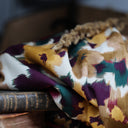 Robe Perrine — Viscose imprimée Brume de grenat