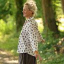 Blouse Lueur — Coton lavé Clairière Fleurie