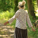 Blouse Lueur — Coton lavé Clairière Fleurie