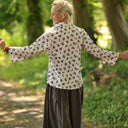 Blouse Lueur — Coton lavé Clairière Fleurie