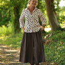 Blouse Lueur — Coton lavé Clairière Fleurie