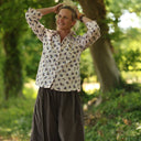 Blouse Lueur — Coton lavé Clairière Fleurie