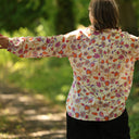 Blouse Émilie – Satin de coton Parfum de printemps