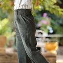 Pantalon Brieuc velours côtelé kaki
