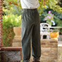 Pantalon Brieuc velours côtelé kaki