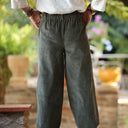 Pantalon Brieuc velours côtelé kaki