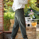 Pantalon Brieuc velours côtelé kaki