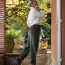Pantalon Brieuc velours côtelé kaki