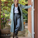 Pantalon Brieuc coton sergé tailleur gris perle