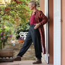 Pantalon Brieuc coton sergé tailleur gris fusain