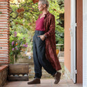 Pantalon Brieuc coton sergé tailleur gris fusain