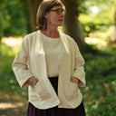 Veste Garance — Jacquard Ivoire doré
