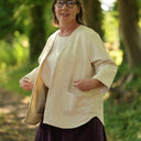 Veste Garance — Jacquard Ivoire doré