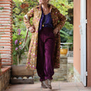 Robe Reine — Toile de coton jardin d'anis