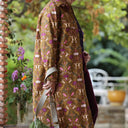 Robe Reine — Toile de coton jardin d'anis
