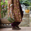 Robe Reine — Toile de coton jardin d'anis