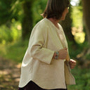 Veste Garance — Jacquard Ivoire doré
