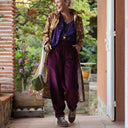 Robe Reine — Toile de coton jardin d'anis