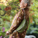 Robe Reine — Toile de coton jardin d'anis