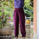 Pantalon Brieuc velours côtelé bordeaux