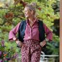 Pantalon Brieuc velours milleraies terre de rose