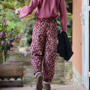 Pantalon Brieuc velours milleraies terre de rose