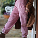 Pantalon Brieuc velours côtelé rose boisé