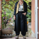 Pantalon Brieuc coton sergé tailleur noir