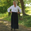 Blouse Lueur — Double gaze de coton blanche