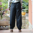 Pantalon Brieuc coton sergé tailleur noir