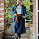 Pantalon Brieuc velours côtelé bleu marine