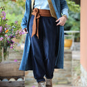 Pantalon Brieuc velours côtelé bleu marine