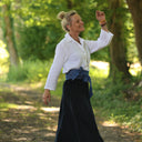 Blouse Lueur — Double gaze de coton blanche