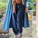 Pantalon Brieuc velours côtelé bleu marine