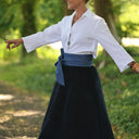 Blouse Lueur — Double gaze de coton blanche
