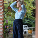 Pantalon Brieuc velours côtelé bleu marine