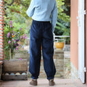 Pantalon Brieuc velours côtelé bleu marine