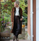 Pantalon Brieuc coton sergé tailleur ébène