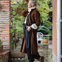 Robe Reine — Velours milleraie écureuil