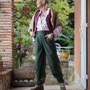 Pantalon Brieuc coton sergé tailleur olive