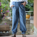 Pantalon Brieuc velours côtelé bleu nuage