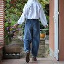 Pantalon Brieuc velours côtelé bleu nuage