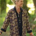 Veste Garance — Jacquard Reine-Claude