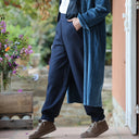 Pantalon Brieuc coton sergé tailleur marine