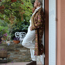 Robe Reine — Toile de coton jardin d'anis