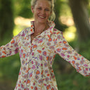 Blouse Émilie – Satin de coton Parfum de printemps