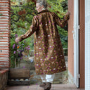 Robe Reine — Toile de coton jardin d'anis