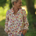 Blouse Émilie – Satin de coton Parfum de printemps